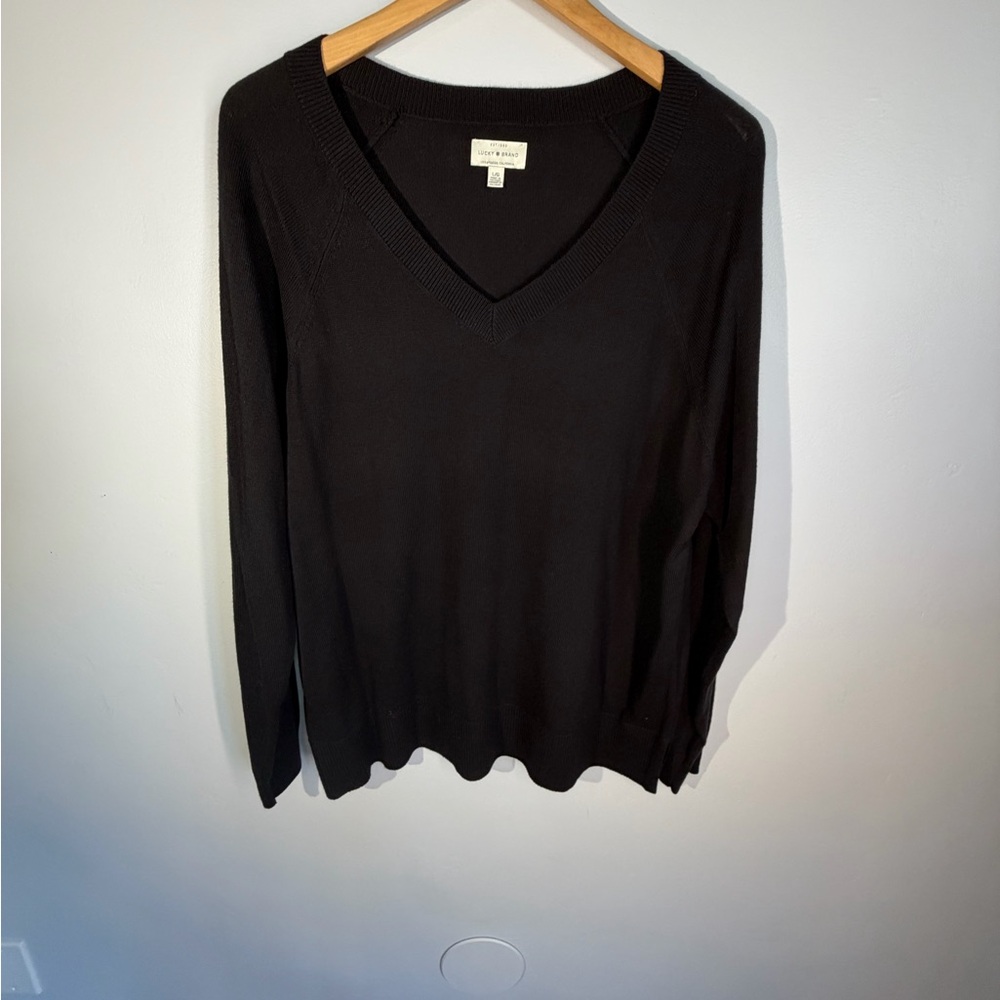 Black V-Neck Sweater - J. Crew